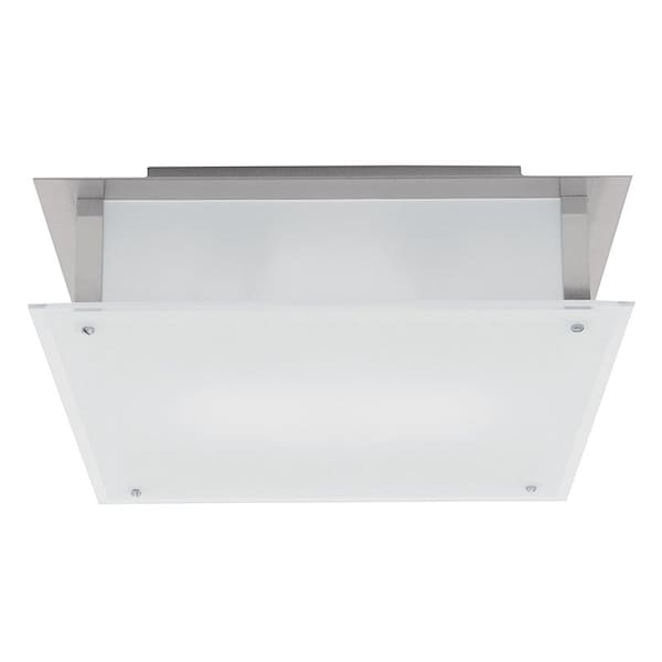 Access Lighting Vision, LED Flush Mount, Brushed Steel Finish, Frosted Glass 50030LEDD-BS/FST - main